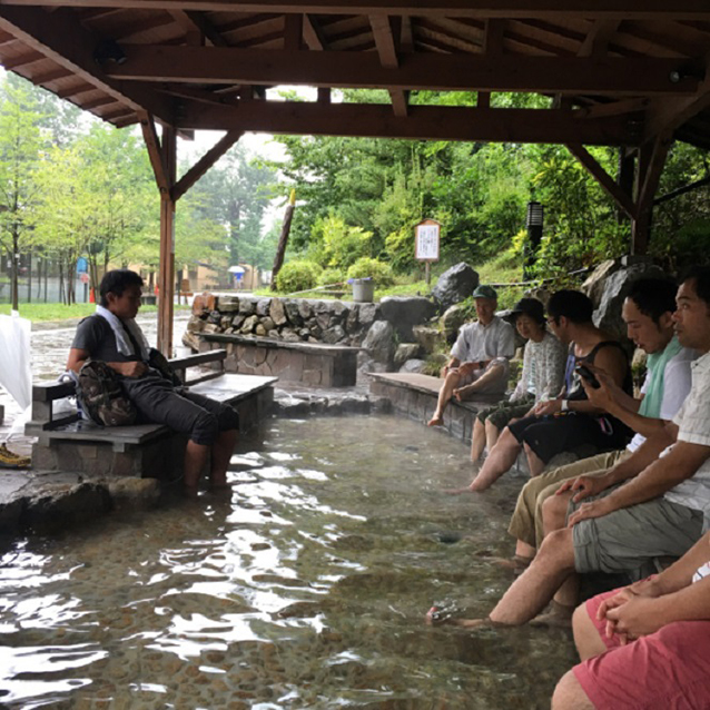 Hot springs are a part of Japanese life.