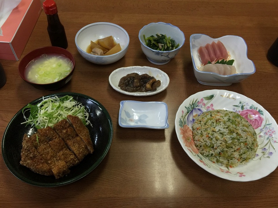 Dinner at Business Inn Nakazato