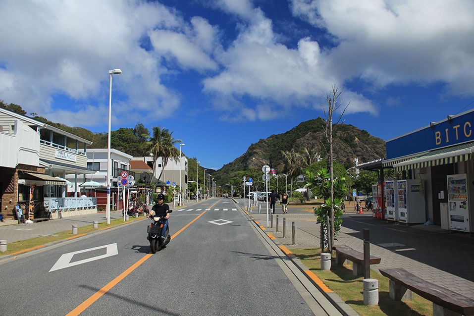 Chichi-jima's main road