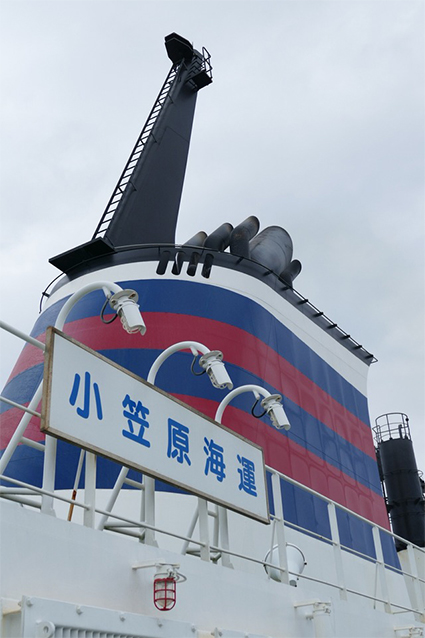 おがさわら丸の出港