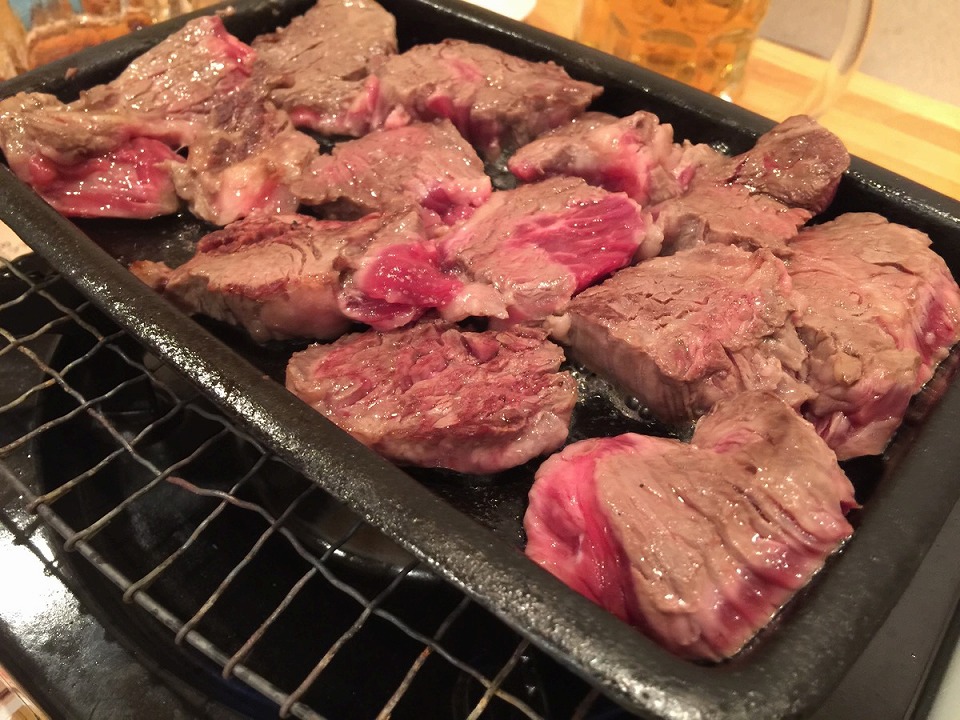 肉酒場 大地 鉄板牛ステーキ