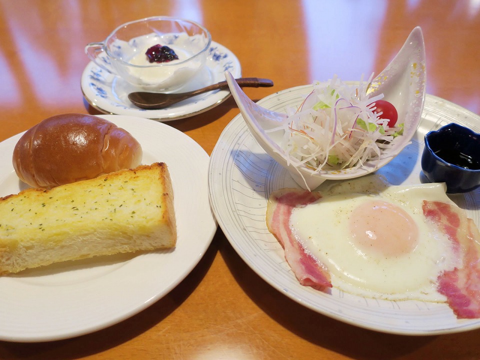 満天望の朝食
