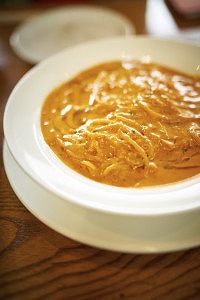 うにのトマトクリームパスタ
