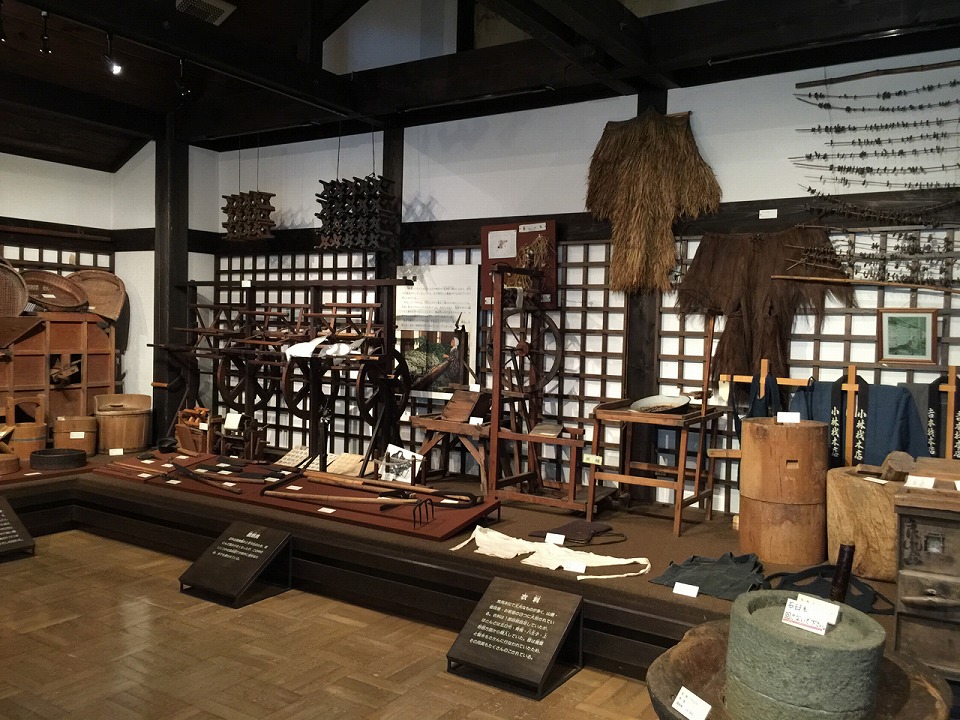 檜原村郷土資料館のなか