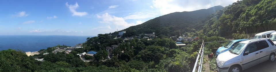 御蔵島の眺望