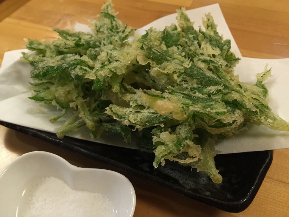 明日葉の天ぷら