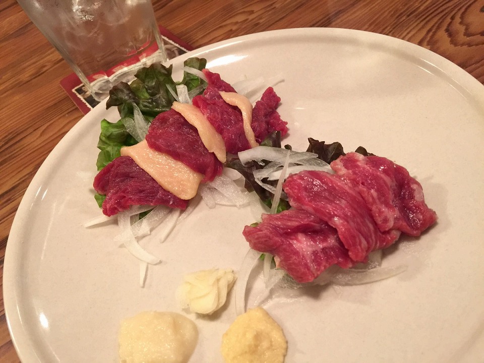 サンシャインの馬肉