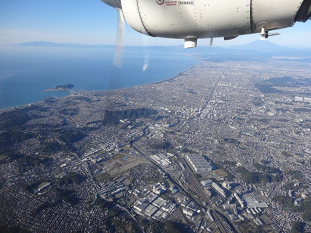 低空飛行ならではの景色