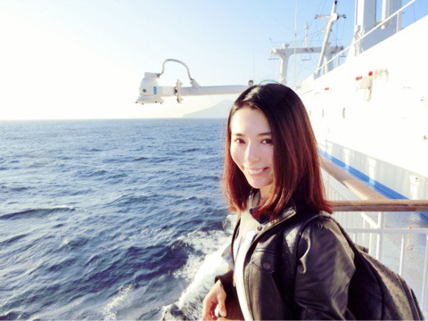 利島到着!