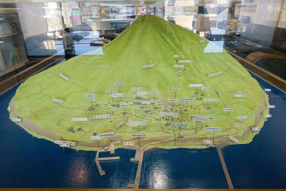 利島の地図