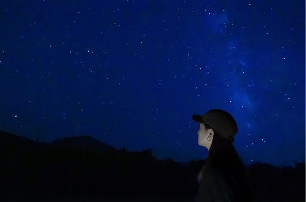 よたね広場の満点の星空