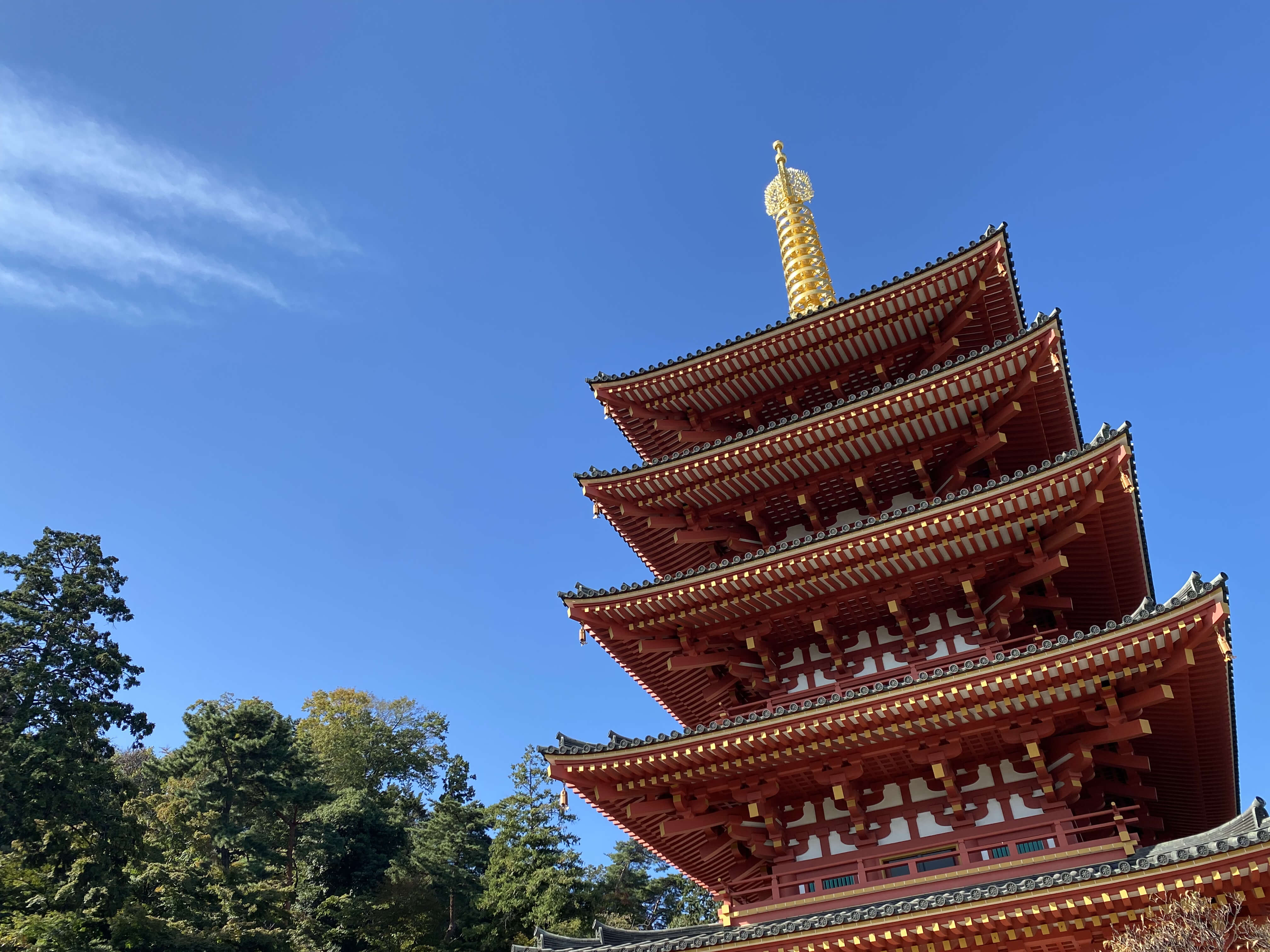 高幡不動尊の風景