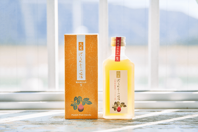 「八丈ぱっしょんふるーつ梅酒」。
