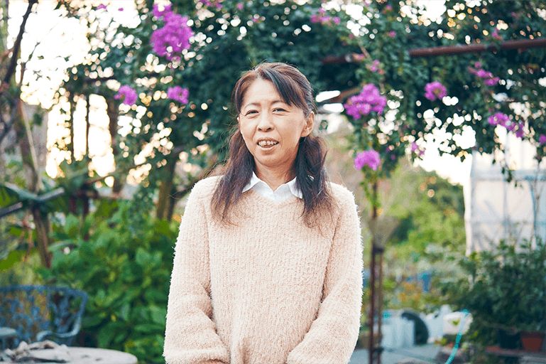 佐久間通江さん。