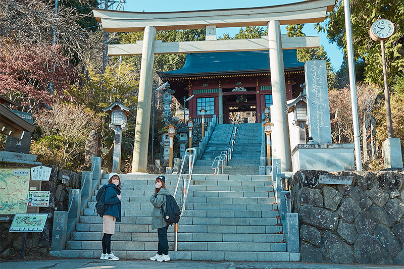 鳥居前広場に到着！